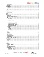 Preview for 7 page of Transvideo cinemonitorhd Operator'S Manual