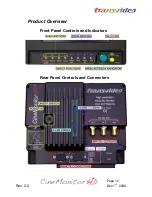 Preview for 12 page of Transvideo cinemonitorhd Operator'S Manual