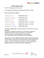 Preview for 14 page of Transvideo cinemonitorhd Operator'S Manual