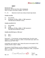 Preview for 21 page of Transvideo cinemonitorhd Operator'S Manual