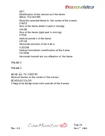 Preview for 26 page of Transvideo cinemonitorhd Operator'S Manual