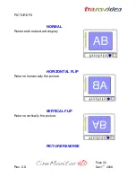 Preview for 32 page of Transvideo cinemonitorhd Operator'S Manual