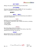 Preview for 36 page of Transvideo cinemonitorhd Operator'S Manual