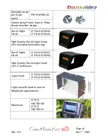 Preview for 40 page of Transvideo cinemonitorhd Operator'S Manual