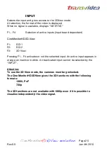 Preview for 23 page of Transvideo CineMonitorHD103DView evolution Operator'S Manual