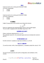 Preview for 26 page of Transvideo CineMonitorHD103DView evolution Operator'S Manual