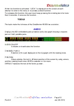 Preview for 27 page of Transvideo CineMonitorHD103DView evolution Operator'S Manual