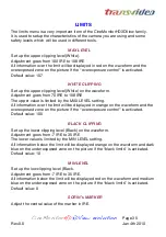 Preview for 33 page of Transvideo CineMonitorHD103DView evolution Operator'S Manual