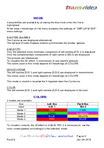 Preview for 40 page of Transvideo CineMonitorHD103DView evolution Operator'S Manual