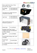 Preview for 48 page of Transvideo CineMonitorHD103DView evolution Operator'S Manual