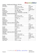 Preview for 50 page of Transvideo CineMonitorHD103DView evolution Operator'S Manual