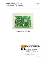 Предварительный просмотр 1 страницы Transystem EB-250 User Manual