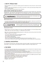 Preview for 2 page of Trantec S-D7200 Operating Instructions Manual