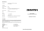 Preview for 2 page of Trantec S3.2 Operating Instructions