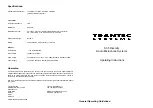 Предварительный просмотр 2 страницы Trantec S3.5 Diversity Operating Instructions