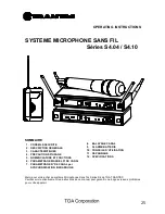 Предварительный просмотр 25 страницы Trantec S4.04 Series Operating Instructions Manual