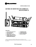 Предварительный просмотр 37 страницы Trantec S4.04 Series Operating Instructions Manual