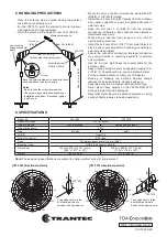 Preview for 2 page of Trantec YW-7520 Instruction Manual