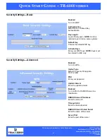 Preview for 14 page of Tranzeo Wireless Technologies TR-6000 Series Quick Start Manual