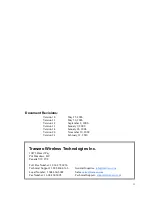 Preview for 2 page of Tranzeo TR-500 User Manual