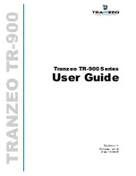 Tranzeo TR-900 Series User Manual preview