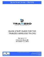 Tranzeo TR-CPQ Quick Start Manual preview