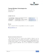 Preview for 2 page of Tranzeo TR-MX50-15 Quick Start Manual