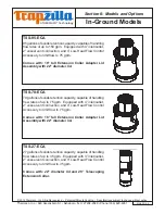 Preview for 4 page of Trapzilla TSS-27 Installation & Maintenance Instructions Manual