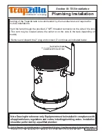 Предварительный просмотр 9 страницы Trapzilla TSS-27 Installation & Maintenance Instructions Manual