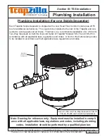 Preview for 10 page of Trapzilla TSS-27 Installation & Maintenance Instructions Manual