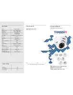 Preview for 1 page of TRASSIR TR-D8121IR2W User Manual