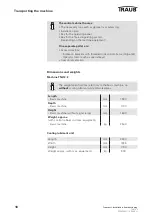 Preview for 18 page of Traub TNL12.2 Operating Instructions Manual