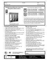 Traulsen AHT232NPUT-FHG Specification Sheet предпросмотр