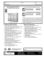 Preview for 1 page of Traulsen ARI132HUT-FHS Specification Sheet