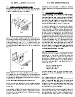 Предварительный просмотр 9 страницы Traulsen KROGER RBC100 Owner'S Manual