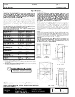 Предварительный просмотр 2 страницы Traulsen TR35761 Specification Sheet