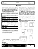 Предварительный просмотр 2 страницы Traulsen TR35827 Specification Sheet