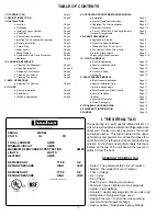 Preview for 2 page of Traulsen Traulsen Quality Refrigeration Owner'S Manual