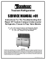 Traulsen ULT27 Service Manual preview