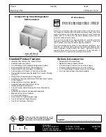 Предварительный просмотр 1 страницы Traulsen UPT6024-LR Specification Sheet