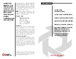 Preview for 2 page of Travaini Pumps USA SA Series Operating & Maintenance Manual