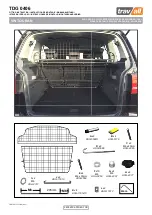 Предварительный просмотр 1 страницы travall TDG 0406 Fitting Instructions