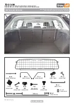 Preview for 1 page of travall TDG 1486 Fitting Instructions