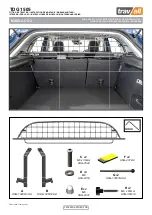 Предварительный просмотр 1 страницы travall TDG 1505 Fitting Instructions