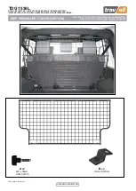 Preview for 1 page of travall TDG 1536L Fitting Instruction