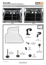 Preview for 1 page of travall TDG 1598D Fitting Instructions