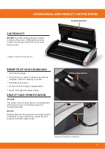 Preview for 3 page of Travel Chef PRI5590DP User Manual And Product Specifications