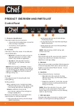 Предварительный просмотр 4 страницы Travel Chef PRI5590DP User Manual And Product Specifications