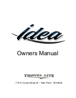 Preview for 1 page of Travel Lite idea Owner'S Manual