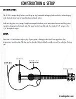 Предварительный просмотр 2 страницы Traveler Guitar CL-3BE User Manual